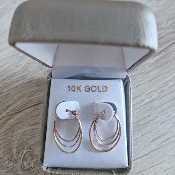 Gold Earrings - Picture 1 of 2